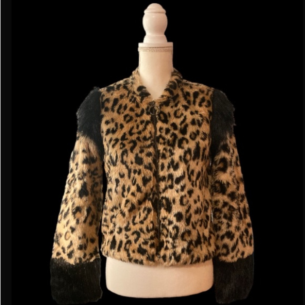 LEITH Leopard faux Fur XS